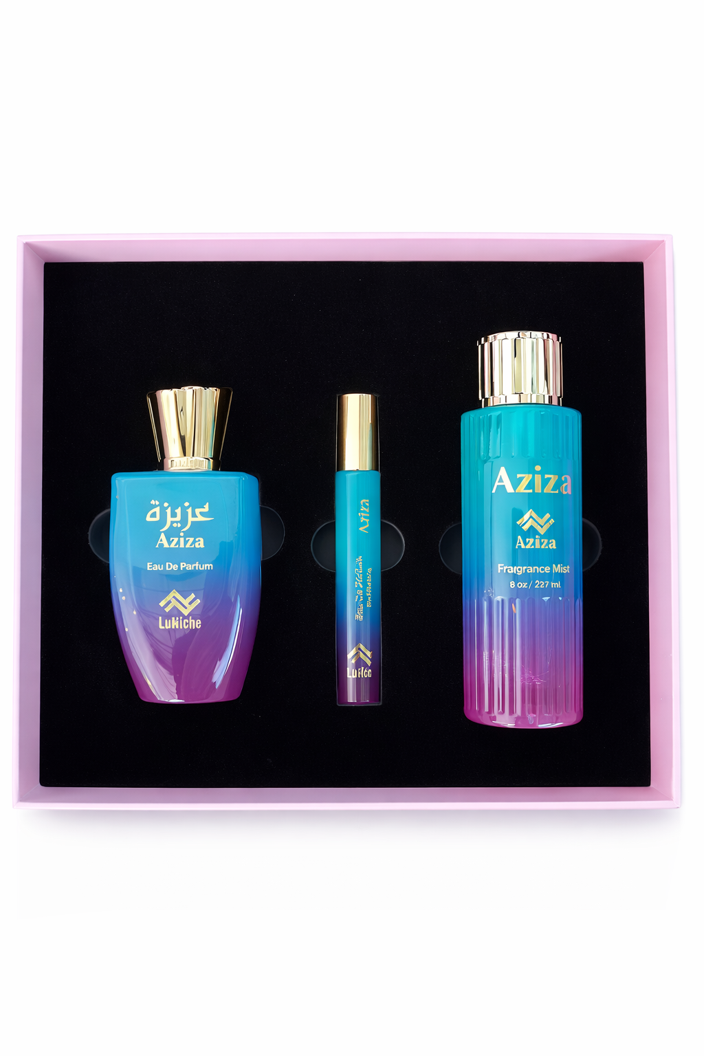 Set de regalo Aziza de 3 piezas