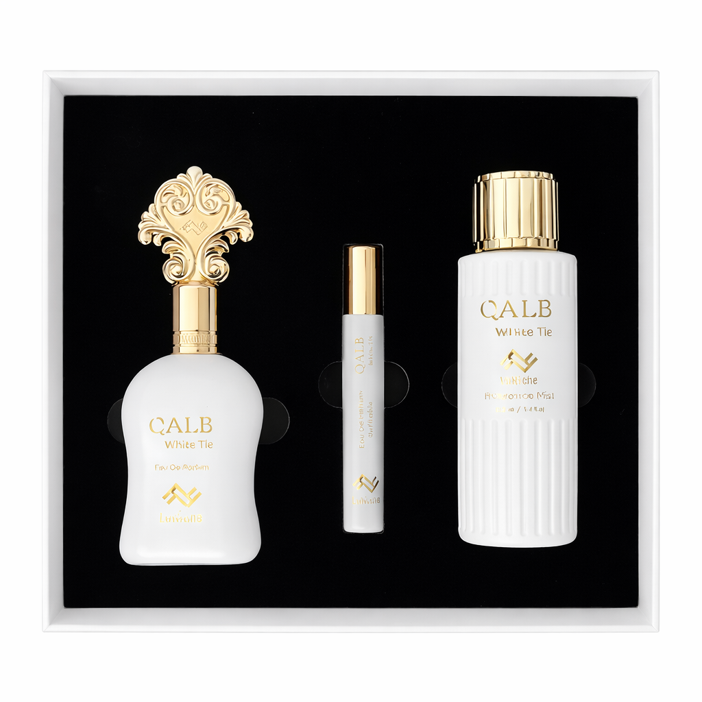 Qalb White Tie 3PC Fragrance Set
