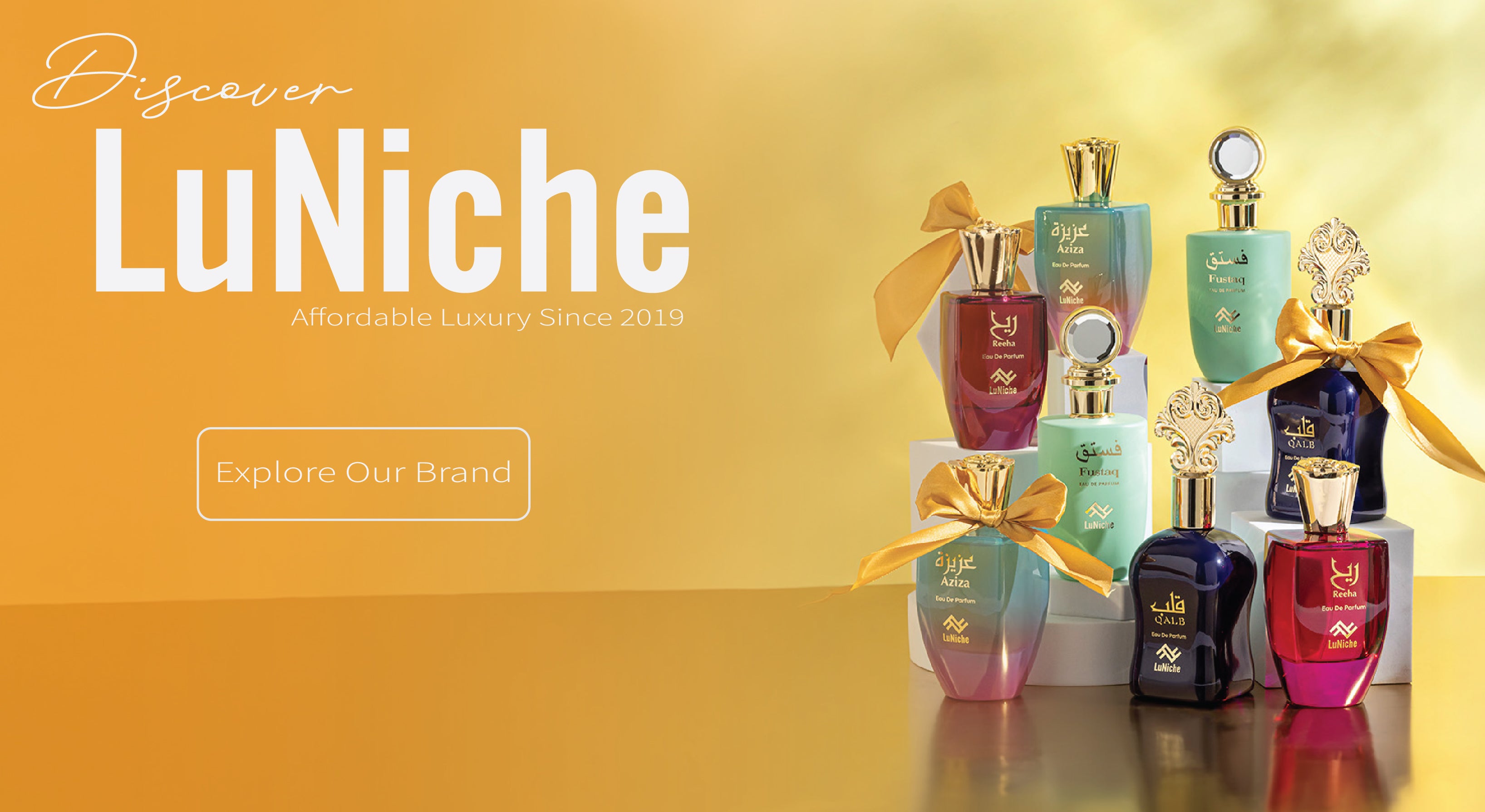 Discover Luniche website banner - mobile