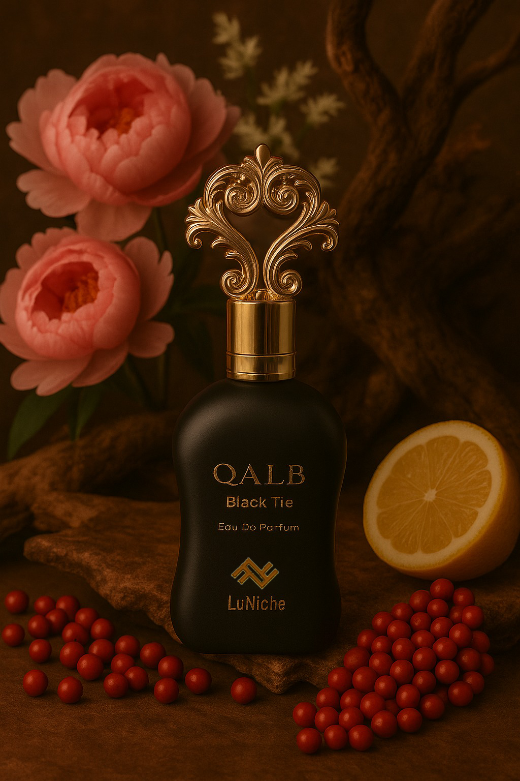 LuNiche Qalb Black Tie Eau De Parfum 3.4 Sp Unisex 100ml