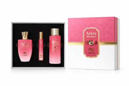 Aziza Blushed 3 Piece Gift Set - Luniche